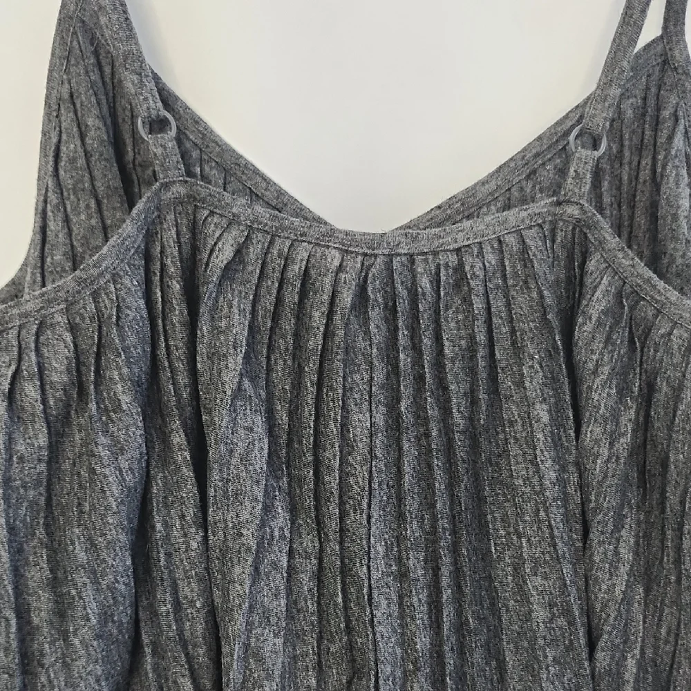 Banana Republic Charcoal Pleated Women's Top Size Small